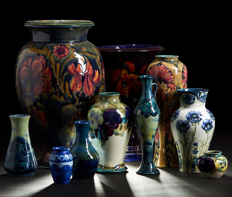 A Private Collection of Moorcroft Pottery